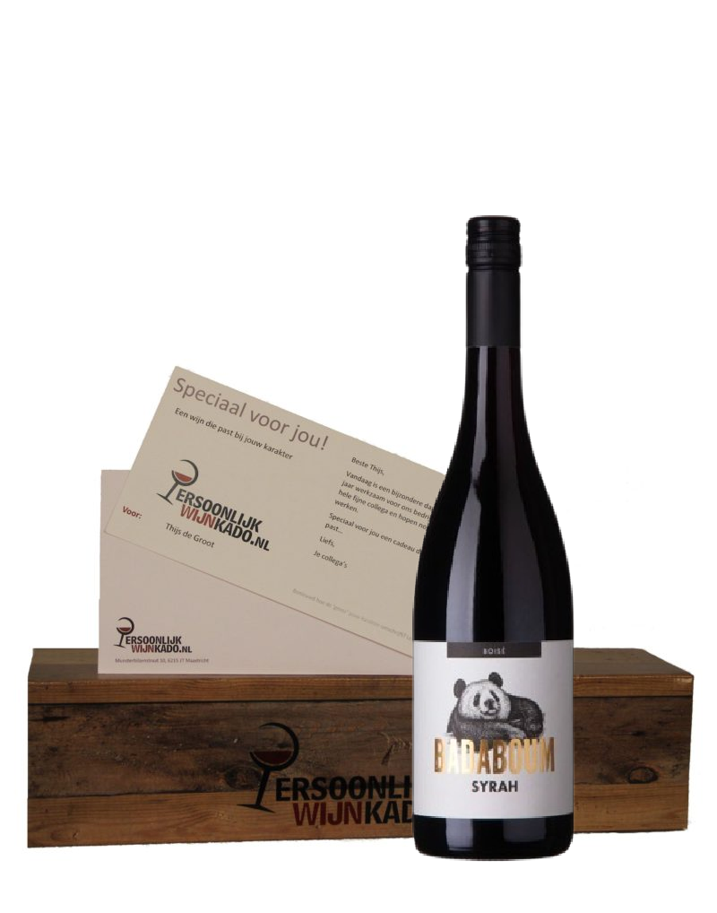 Wijnkado: Badaboum Syrah St. Guilhem le Désert IGP
